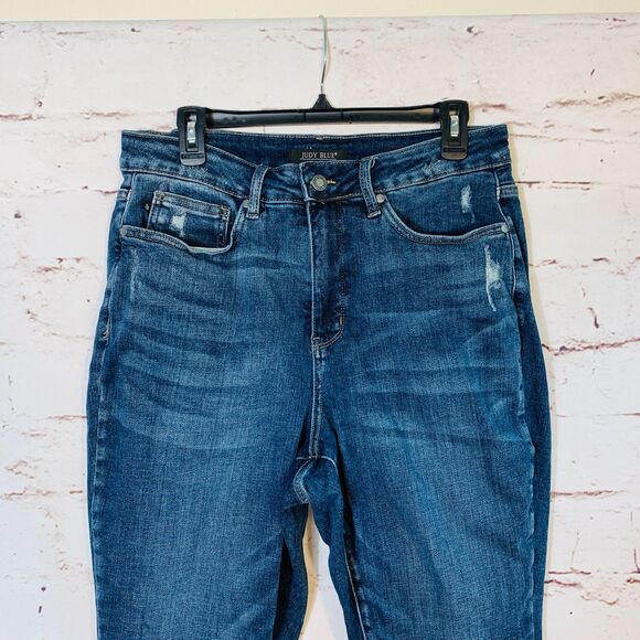 Judy Blue Skinny Jeans Women’s 16W Dark Wash Plus Size Stretch Denim Pants - Picture 10 of 11